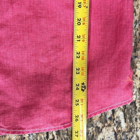 Tommy Bahama Linen Pink Long Sleeve Button Down Shirt Size S - Picture 11 of 11